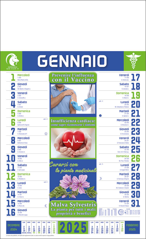 Calendario Consigli del Farmacista
