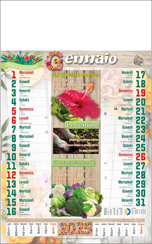 Calendario Orto e Giardino
