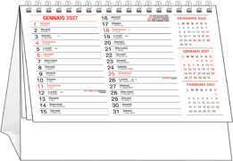 Calendario spiralato da tavolo Fiscale