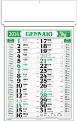 Calendario passafoglio Rotax Verde