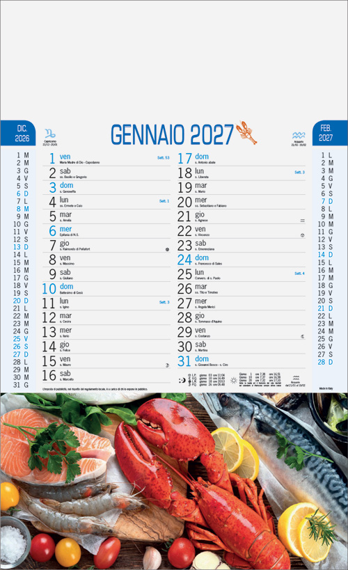 Calendario Pesce