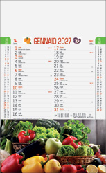 Calendario Frutta e ortaggi