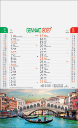 Calendario Paesaggi e città