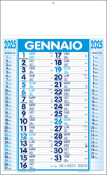 Calendario olandese Cervino Blu