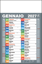 Calendario olandese Rainbow